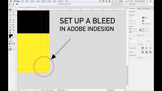 How to set up a Bleed in Adobe InDesign so your page prints to the edge [upl. by Soalokin204]