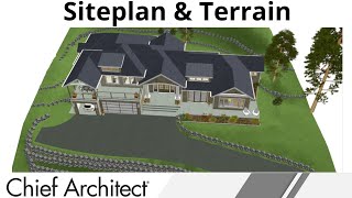 Creating a Terrain and Site Plan [upl. by Asaeret195]