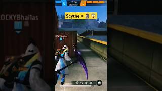 Scythe ka death move 😱🔥  Freefire  freefire shorts scythe [upl. by Atiniuq]