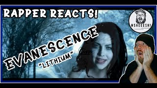 Evanescence  Lithium  RAPPERS FIRST REACTION  WHAT A VOICE [upl. by Zashin708]