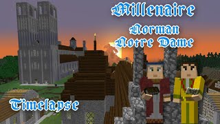 Timelapse Millenaire Minecraft Notre Dame [upl. by Aiet979]