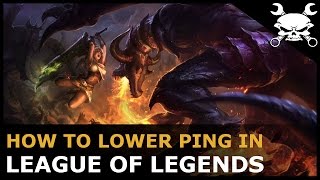 NA How to lower Ping amp reduce Lag in League of Legends [upl. by Sim]