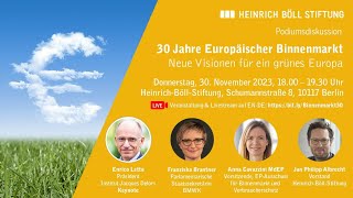 30 Jahre Europäischer Binnenmarkt [upl. by Esilehc]