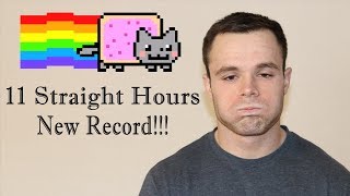 Nyan Cat 10 Hour Reaction Video 11 Hours Actually World Record [upl. by Minna]