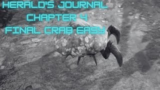 Heralds Journal Chapter 4 LEVEL V Crab TRICK EASY  BLACKDESERTONLINE [upl. by Baudoin]