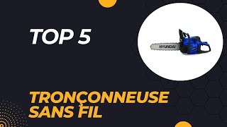 Les 5 Meilleures Tronçonneuses Sans Fil 2024  Comparatif et Avis [upl. by Earaj]