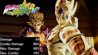 Giorno Requiem 801 Damage Combo  JJBA ASBR [upl. by Eidna]