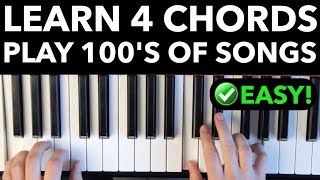 Learn 4 Chords  Quickly Play Hundreds of Songs EASY VERSION [upl. by Negem887]