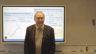 Lecture 3 Hamiltonian Mechanics and Economic Engineering [upl. by Lachman]