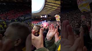 Motherwell v Rangers pre match pyro [upl. by Elaina]