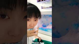 Colourful freezer frost ASMR [upl. by Sulrac]