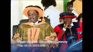 Maseno Universty 23rd Graduation Ceremony at Graduation Square Siriba Campus [upl. by Natan]