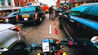 LONG RIDE ACROSS LONDON  HONDA MSX  GROM 125 4K [upl. by Mahala]