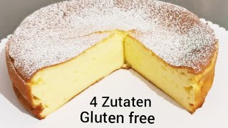 Glutenfrei  Käsekuchen  cheesecake  ohne Mehl  sehr einfach [upl. by Adnohsel]