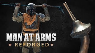 Gaffi Stick  Book of Boba Fett  MAN AT ARMS  REFORGED [upl. by Neicul]