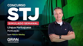 Concurso STJ  Simulado Semanal Língua Portuguesa  Pontuação [upl. by Einavoj209]