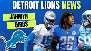 Detroit Lions Injury News On Jahmyr Gibbs Terrion Arnold Ennis Rakestraw and Jameson Williams [upl. by Hayarahs319]