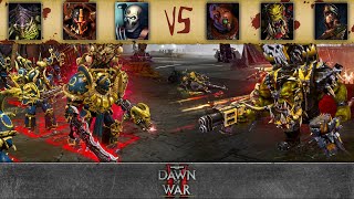 WH40k Dawn of War 2  3v3  Wolfguard  Kickin  Broodwich vs IskNorthen  Noisy  Crazy Duck [upl. by Aitak]