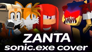 Zanta but Sonicexe characters sings it  Friday Night Funkin [upl. by Bowes]