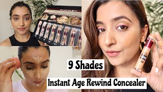 Easy Ways To Use The 3 in 1 Maybelline Instant Age Rewind Concealer  Concealer Review  Sonya Mehmi [upl. by Eelloh]