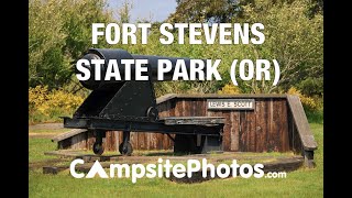 Fort Stevens State Park Oregon Campsite Photos [upl. by Bonnee]