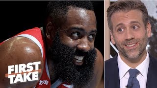 James Harden isn’t a top5 player in the NBA – Max Kellerman  First Take [upl. by Criswell]