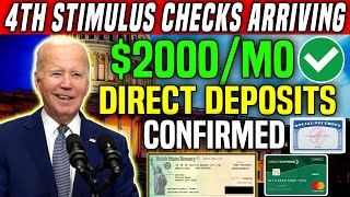 4th Stimulus Checks Updates  2000Mo Direct Deposits Confirmed For LowIncomes In All 50 States [upl. by Urbanus]