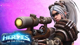 Nova Fires Long Range BOMBS with Snipe Build  Heroes of the Storm Hots Nova Gameplay [upl. by Htyderem]