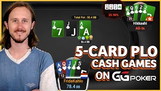 5CARD PLO Cash Games on GGPoker [upl. by Antoine]