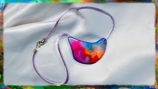 How to Create the Watercolor Paper Pendant Part 1 by Ross Barbera [upl. by Nnairol]