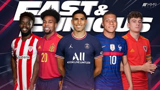 Top 10 Fastest Football Players 2021 [upl. by Ruthi889]