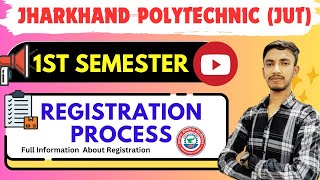 Jharkhand Polytechnic 1st sem Registration ProcessJUT Diploma Registration Process By Pawan Kumar [upl. by Eda262]