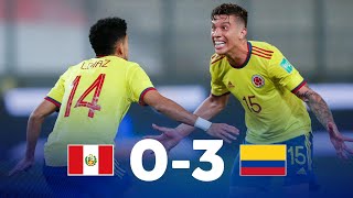 Eliminatorias Sudamericanas  Perú vs Colombia  Fecha 7 [upl. by Narhem]