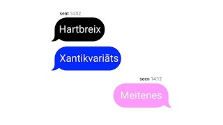 Hartbreix  Meitenes ft Xantikvariāts Official Lyric Video [upl. by Denman]