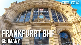 Frankfurt Hauptbahnhof One Of The Busiest Train Stations In  🇩🇪 Germany 4K HDR Walking Tour [upl. by Sachsse725]