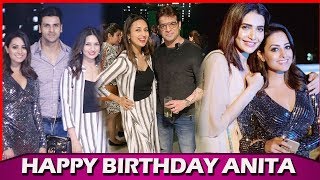 Anita Hassanandani BIRTHDAY BASH 2019 Divyanka Ekta Kapoor Karishma Tanna Vikas Gupta [upl. by Navak]