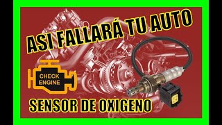 🔥 4 Síntomas del SENSOR DE OXIGENO DAÑADO ⚠️LOS Peligros Que Corre TU Auto ¡MIRALO¡ [upl. by Nalyr534]