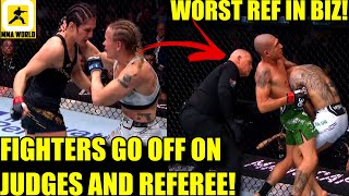 MMA Community reacts to Controversial DRAW in Alexa Grasso vs Valentina Shevchenko Noche UFC Result [upl. by Blondy]