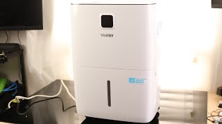 Yaufey 80Pint Energy Star Dehumidifier for Home Basement and Large Rooms up to 5000 Sq Ft [upl. by Ardra]