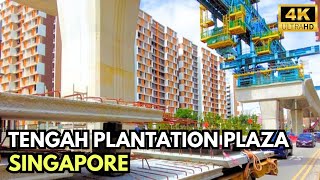 NEWEST MALL in Tengah  Plantation Plaza  Singapore Walking Tours 4K [upl. by Onitrof367]