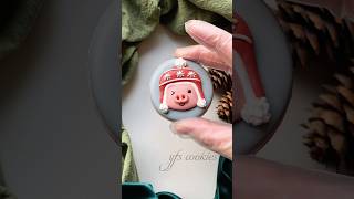 🎄Simple Christmas cookie decorating for beginners cookiedecorating christmas royalicing [upl. by Aisetal]