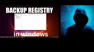 To back up the Windows registry using the Registry Editor follow these steps [upl. by Vijnas215]