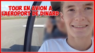 Tour en avion à laérodrome de Dinard  VLOG [upl. by Enyawud]