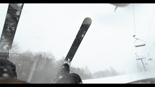 Powder Day at Killington Mountain Vermont 4K POV [upl. by Teemus]