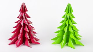 Albero di Natale con la carta  Lavoretti di Natale fai da te  DIY Christmas Craft [upl. by Felicio479]