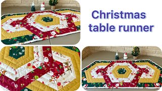 CREATE Your DREAM Christmas Table Runner For Beginners [upl. by Nyraf]