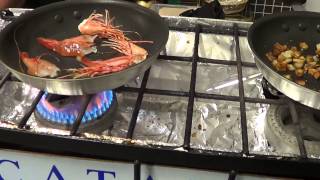 How to Cook Live Spot Prawns with Chef Christopher Logan [upl. by Sewel19]