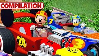 Mickey Mouse Compilation 🐭🏁  6 Full Episodes  Mickey and the Roadster Racers  disneyjr [upl. by Ethan]