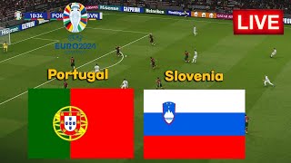 🔴Portugal vs Slovenia LIVE  UEFA EURO 2024  Match Live Now [upl. by Vin38]