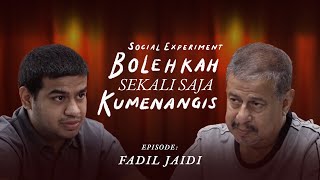 Social Experiment Bolehkah Sekali Saja Kumenangis  Eps 9  Fadil Jaidi [upl. by Photima82]